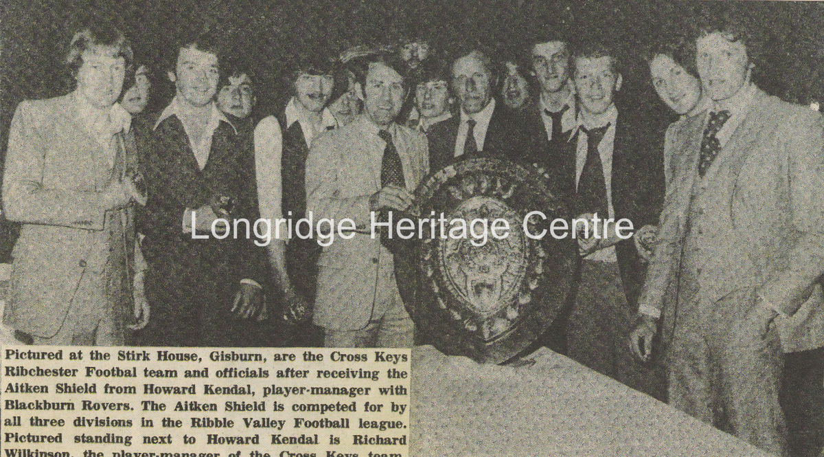 439B - Ribchester - Cross Keys Football Club Aitken Shield Winners - Unknown